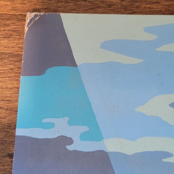 1970s Jesus Paint By Numbers Artwork On Board Religious Unframed 16 x 12 - Picture 4 of 6